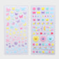 Daiso - Epoxy Sticker (2 sheets Cream/Butterfly)