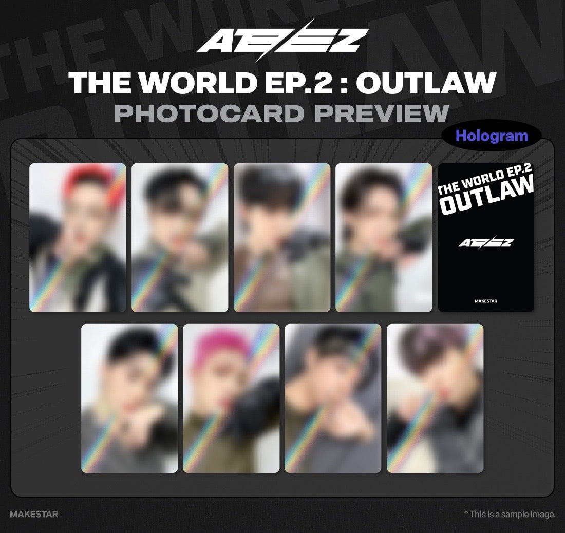 ATEEZ THE WORLD EP.2 : OUTLAW (Makestar POB) - Daepop