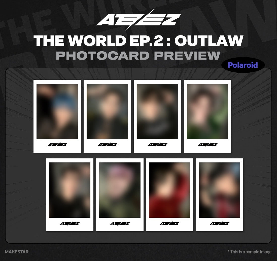 ATEEZ THE WORLD EP.2 : OUTLAW (Makestar POB) - Daepop