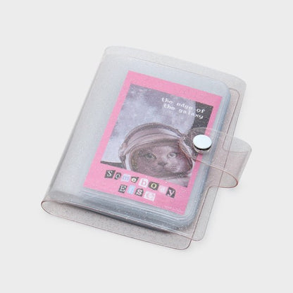 Daiso - Binder 24 pochettes (transparent et pailleté) - Daepop