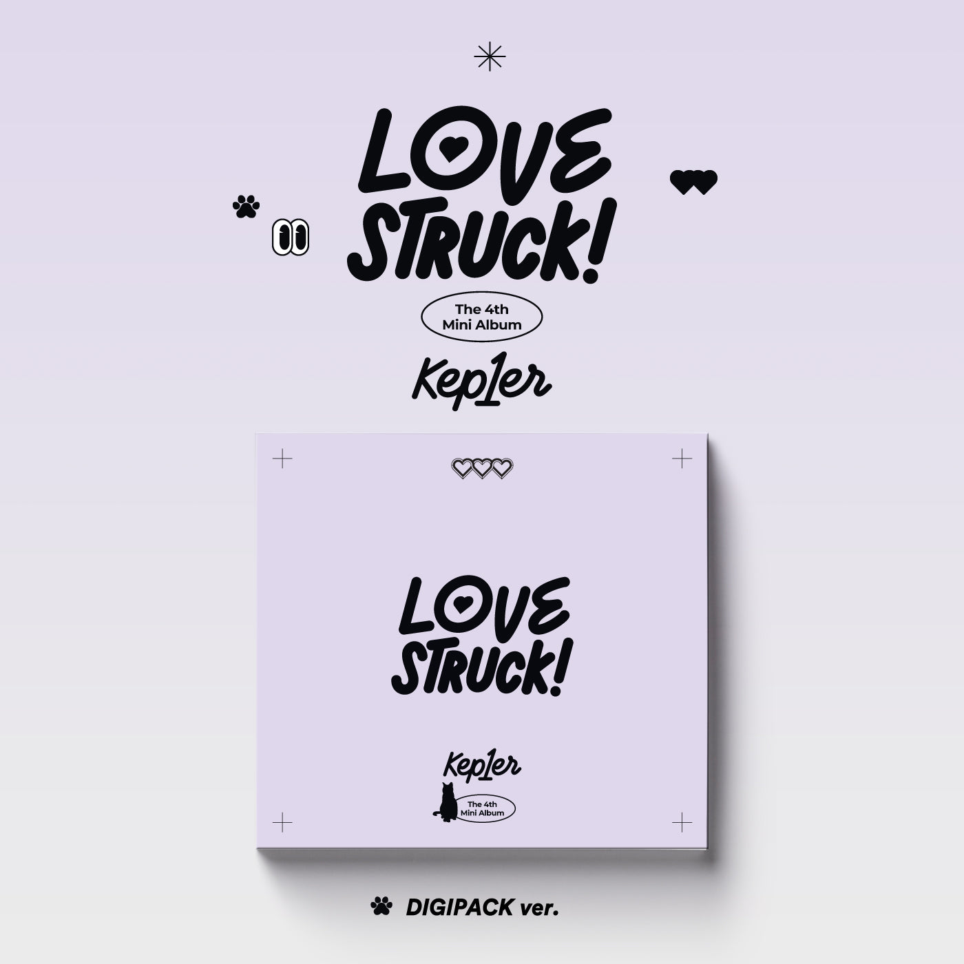 Kep1er LOVESTRUCK! (Version Digipack - Aléatoire) - Daepop